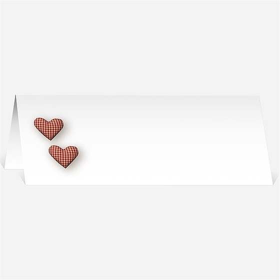 Marque-place mariage idylle