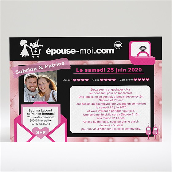 Faire-part mariage site de rencontre