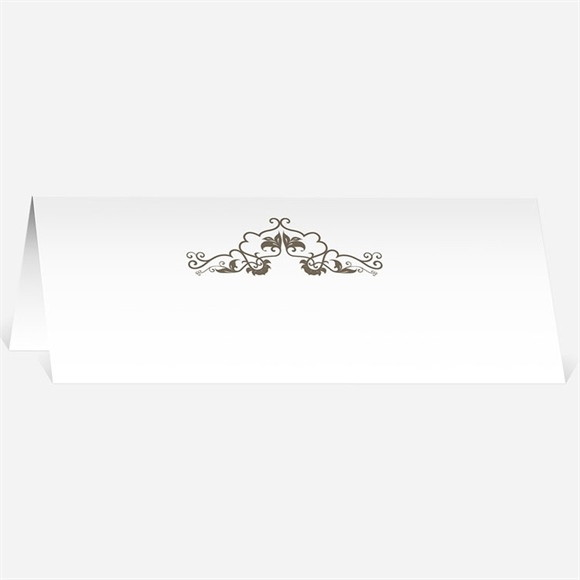 Marque-place mariage Baroque rouge et or réf.N44062