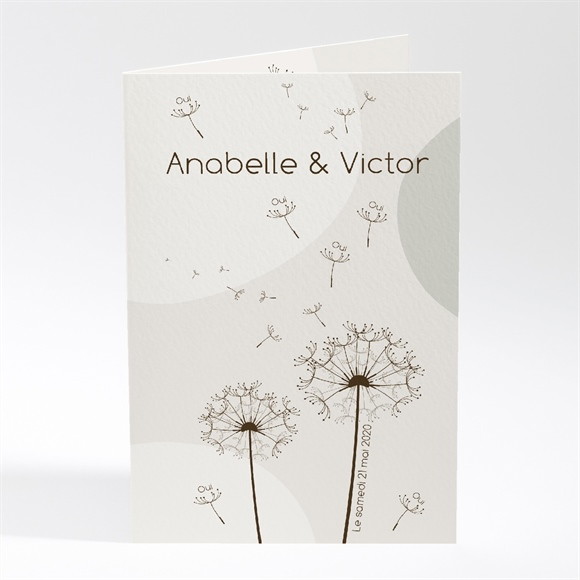 Faire-part mariage Joli pissenlit réf.N40197