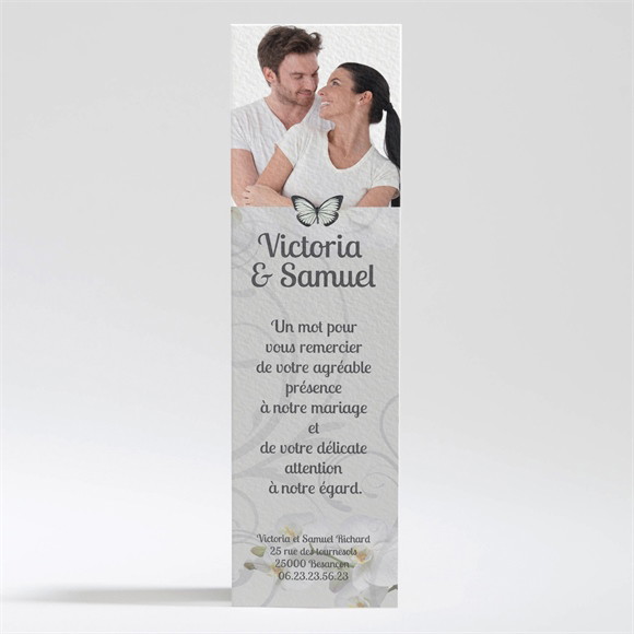 Remerciement mariage Photos dans les cadres réf.N200125