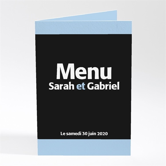 Menu mariage Annonce décalée réf.N401144