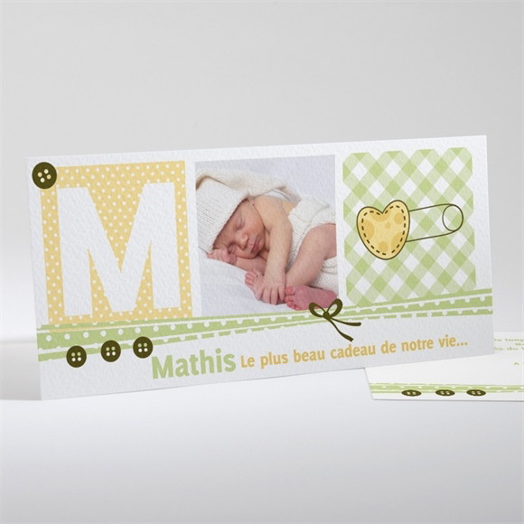 Faire-part naissance réf. N13109 réf.N13109