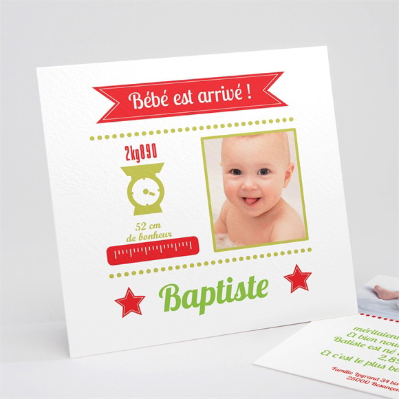 Faire-part naissance réf. N31128 réf.N31128