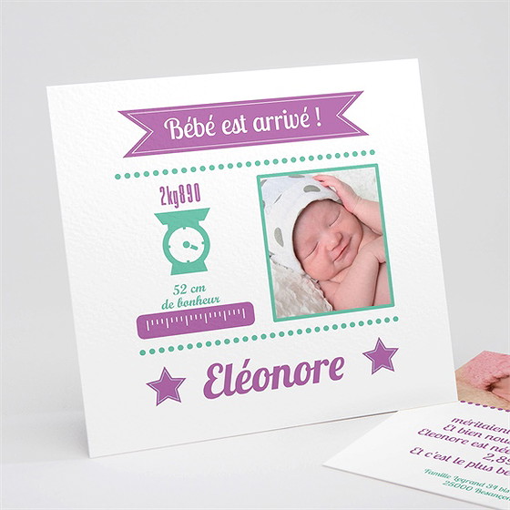 Faire-part naissance réf. n31129