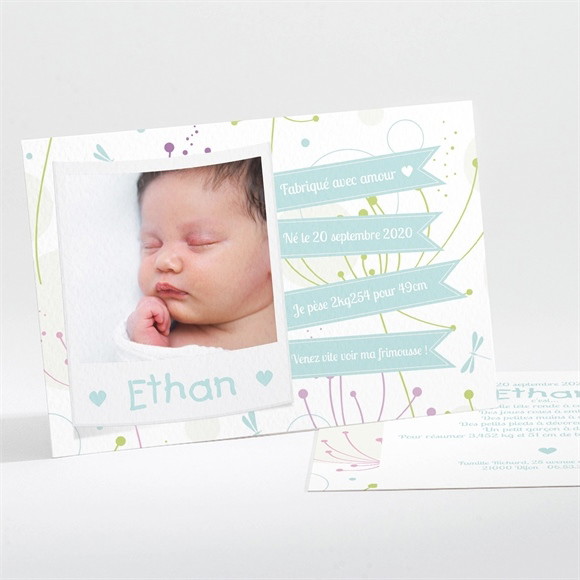 Faire-part naissance Carte mignonne réf.N11129