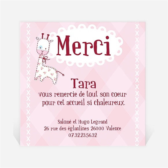 Remerciement naissance réf. N30085 réf.N30085