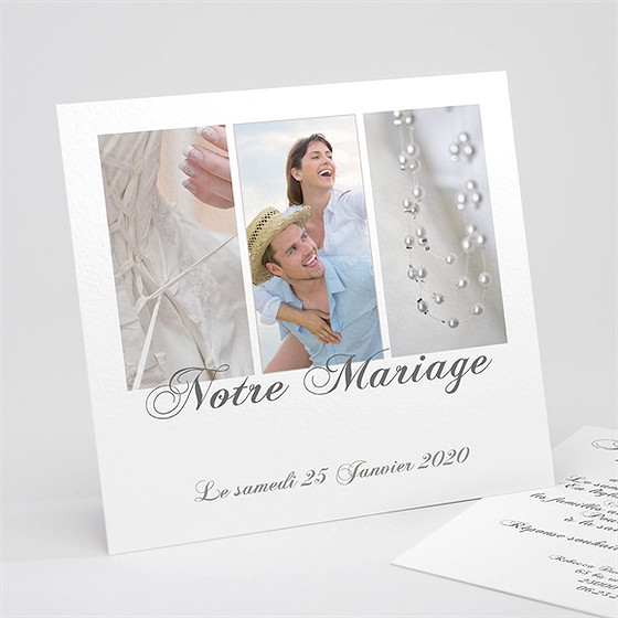 Faire-part mariage sérénité