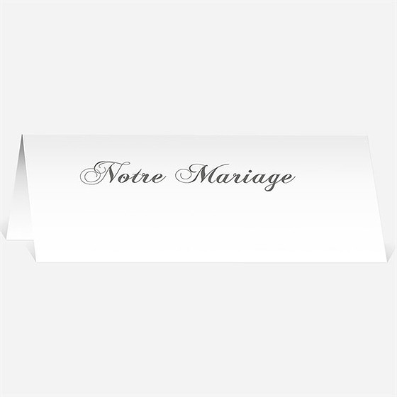 Marque-place mariage sérénité