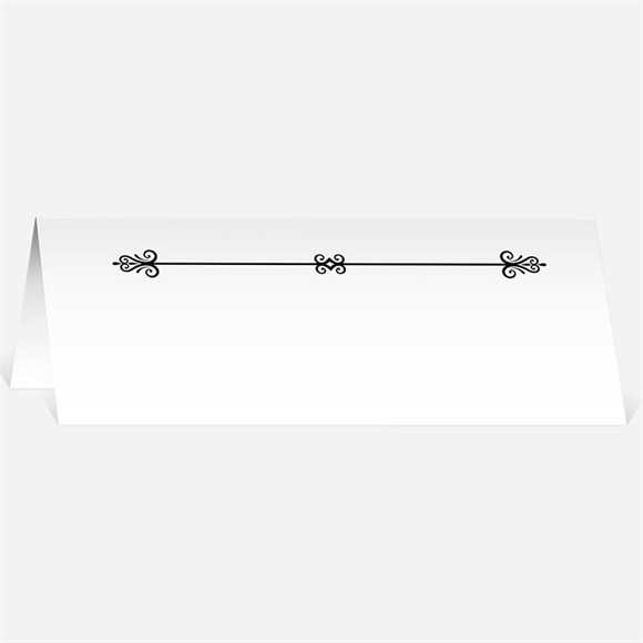 Marque-place mariage En Bleu et Noir réf.N440126