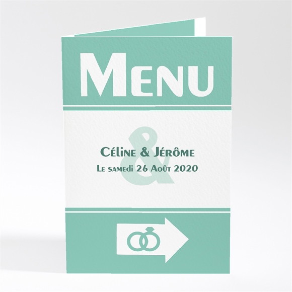 Menu mariage Destination notre Bonheur réf.N401164