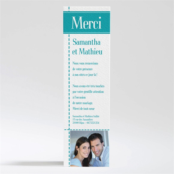 Remerciement mariage Pour la Vie réf.N200176