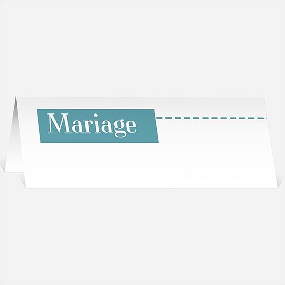Marque-place mariage pour la vie