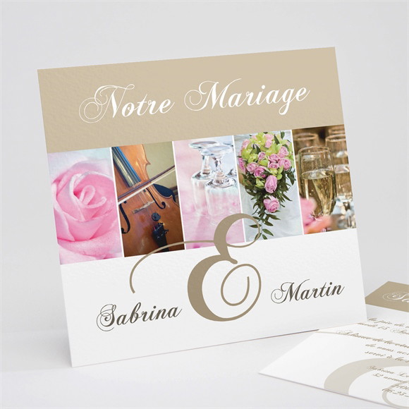 Faire-part mariage Tendance et photos réf.N31142