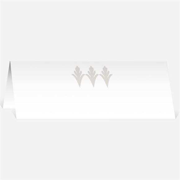 Marque-place mariage Beige vintage photo réf.N440135