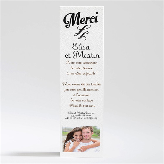 Remerciement mariage enfin le jour j est arrivé !