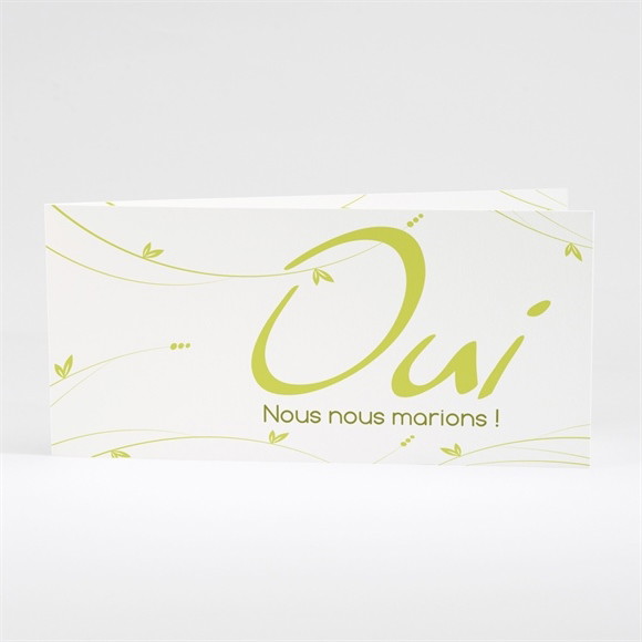 Faire-part mariage Moderne et printanier réf.N43119