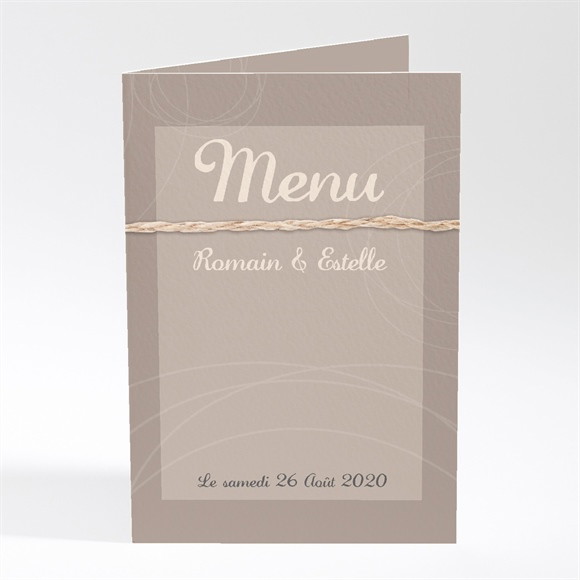 Menu mariage le Duo réf.N401186