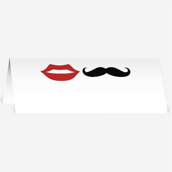 Marque-place mariage Humouristique tendance photo réf.N440166