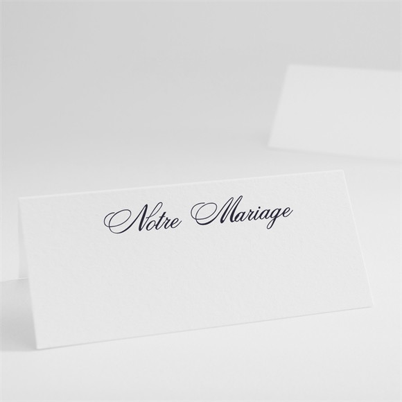 Marque-place mariage Motifs floraux et rubans chic réf.N440145