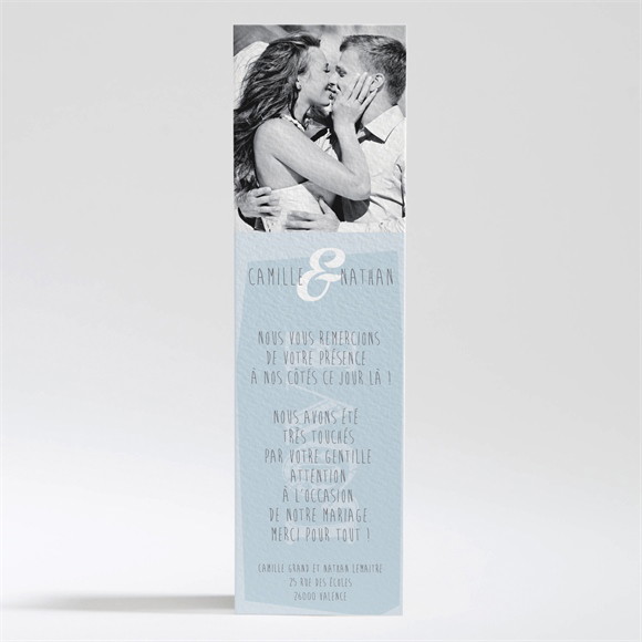 Remerciement mariage Associez vous à notre Bonheur réf.N200213