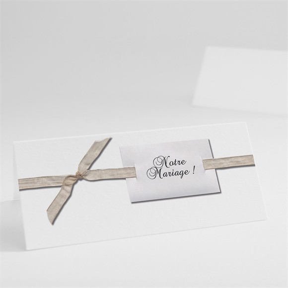 Marque-place mariage Trompe l'oeil réf.N440176