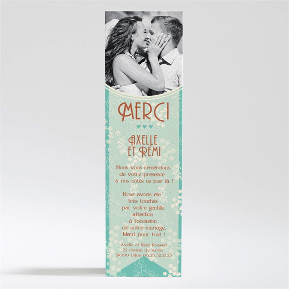 Remerciement mariage Lui et Moi réf.N200223