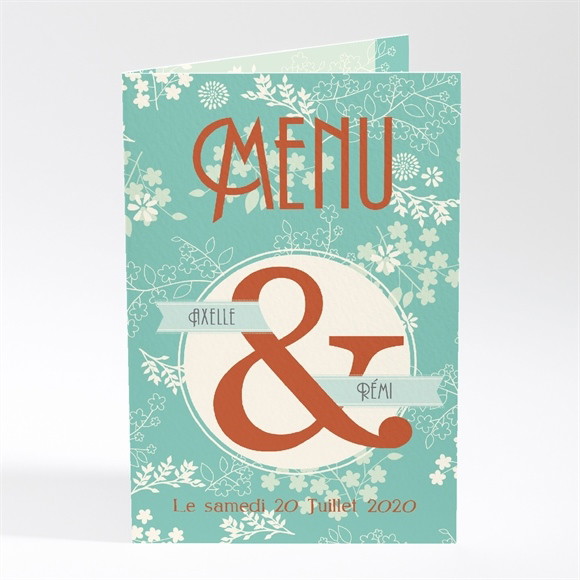 Menu mariage Lui et Moi réf.N401216