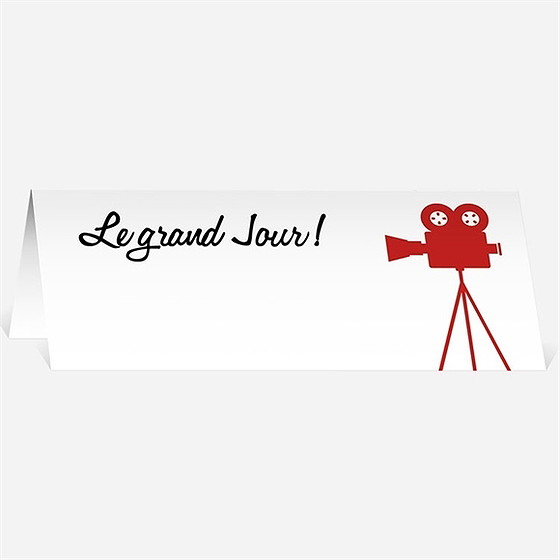 Marque-place mariage notre film