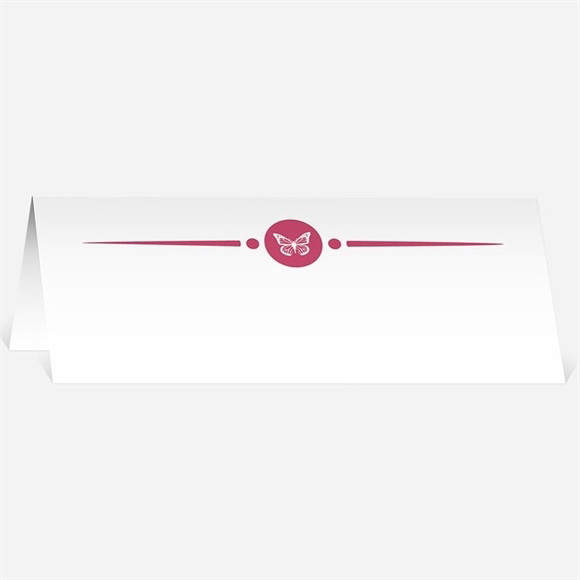 Marque-place mariage Rose et Noir réf.N440187