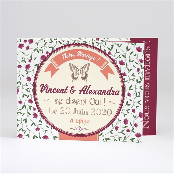 Faire-part mariage Ils se disent Oui ! réf.N51113
