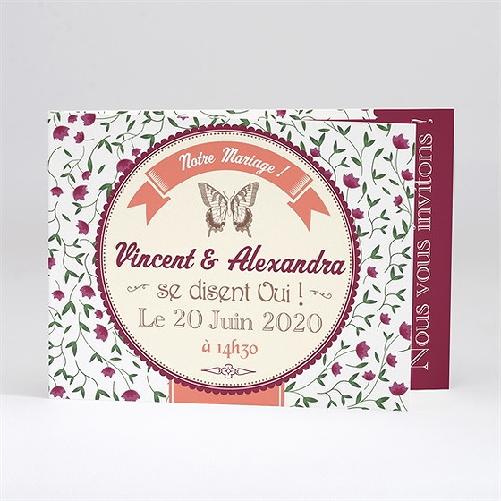 Faire-part mariage ils se disent oui !