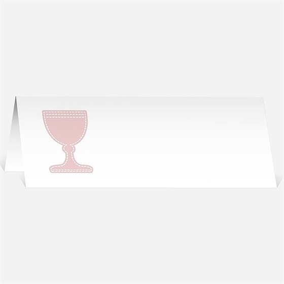 Marque-place communion beauté naturelle
