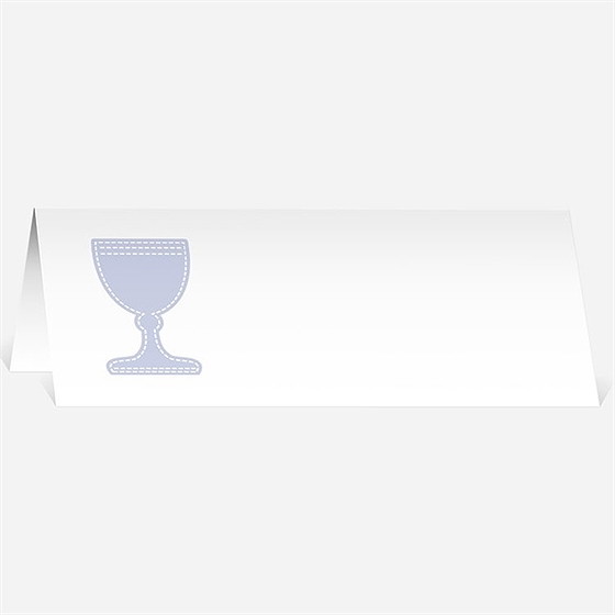 Marque-place communion original recto verso