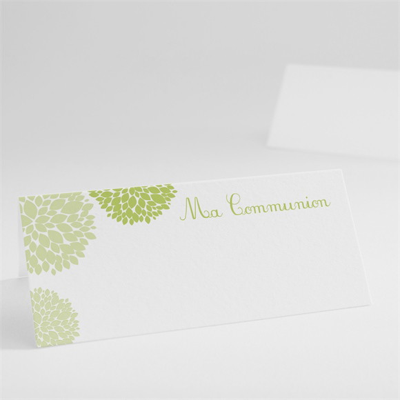 Marque-place communion Cadre gris et lumière réf.N440199