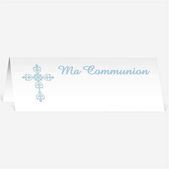 Marque-place communion moderne et doux