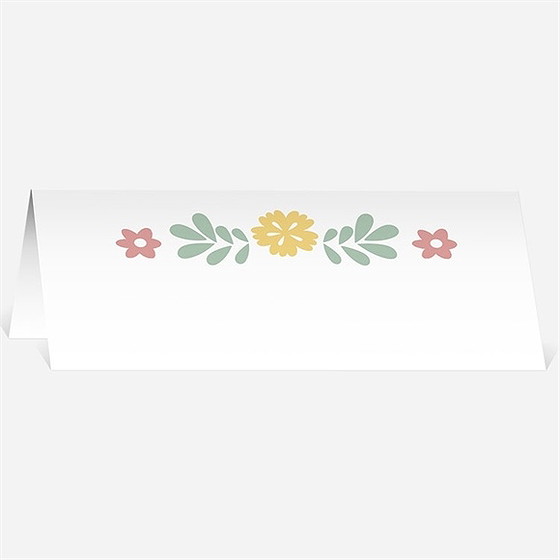 Marque-place mariage couronne vintage