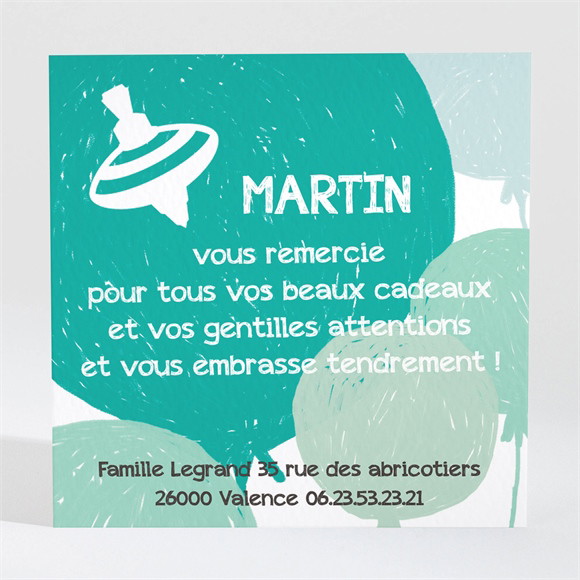 Remerciement naissance Ballons de baudruche réf.N300171