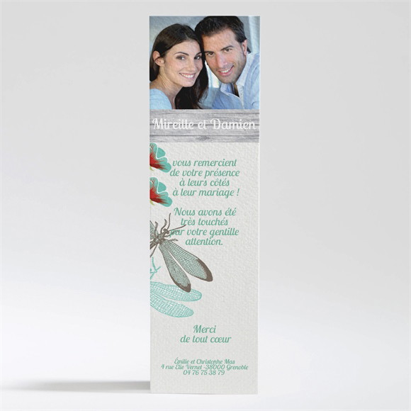 Remerciement mariage La corbeille des mariés réf.N200267