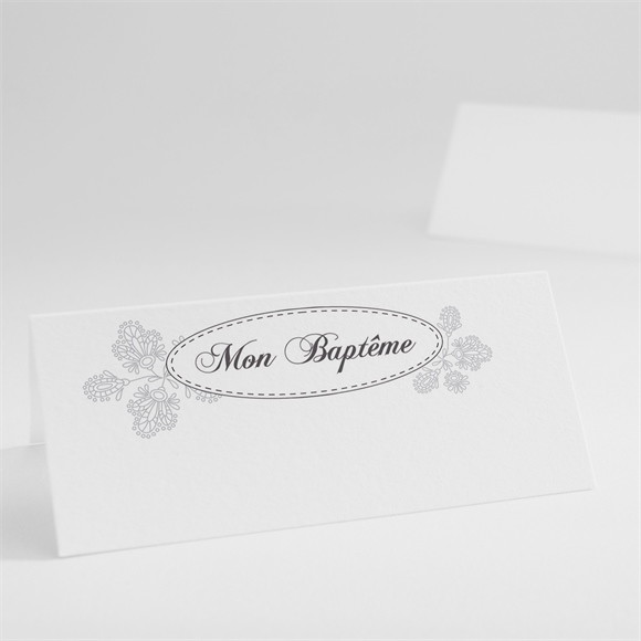 Marque-place baptême Chevalet d'Arabesque réf.N440256