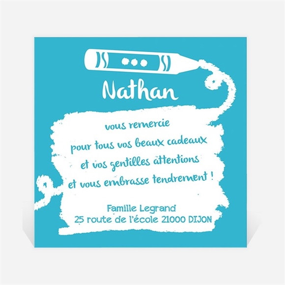 Remerciement naissance Belle Annonce originale réf.N300194