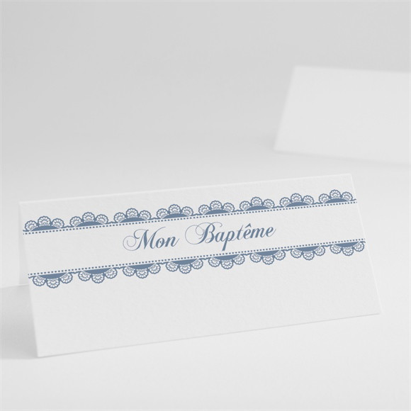 Marque-place baptême Ardoise chic et sacrée réf.N440272