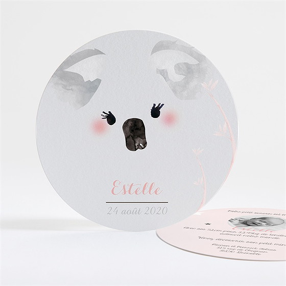 Faire-part naissance petit panda naissance