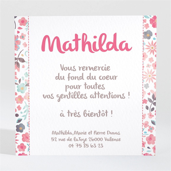 Remerciement naissance Mon petit chou ! réf.N300233