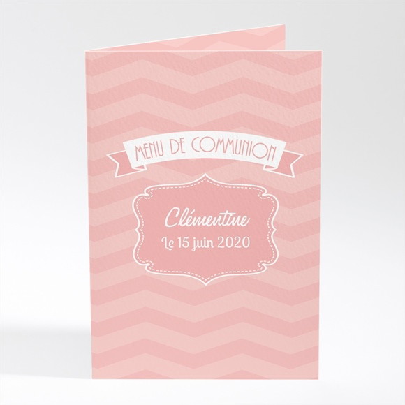 Menu communion Petite photo de sa frimousse réf.N401327