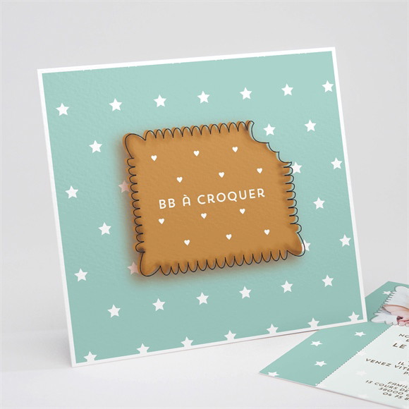 Faire-part naissance Biscuit à croquer réf.N31168