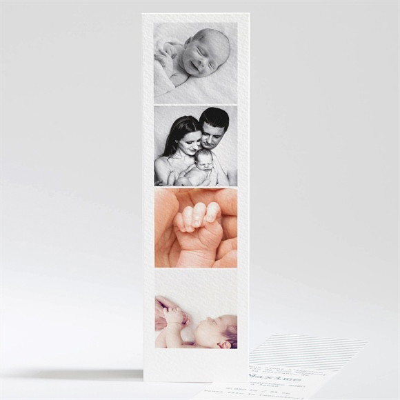 Faire-part naissance Tout en photos réf.N20109