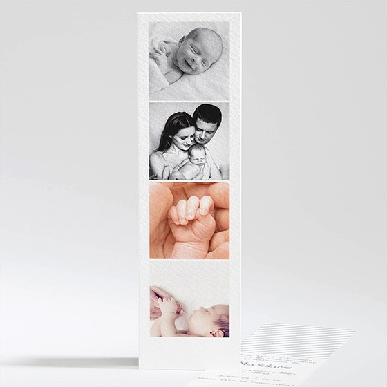 Faire-part naissance tout en photos