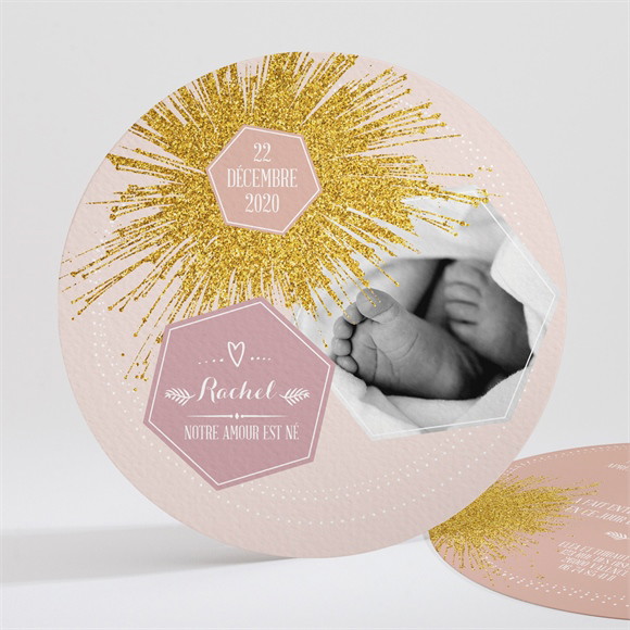 Faire-part naissance Explosion de joie réf.N32150