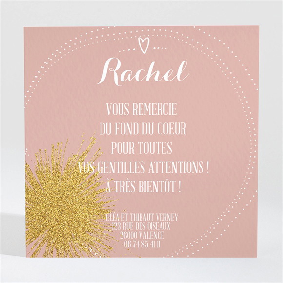 Remerciement naissance Explosion de joie réf.N300279